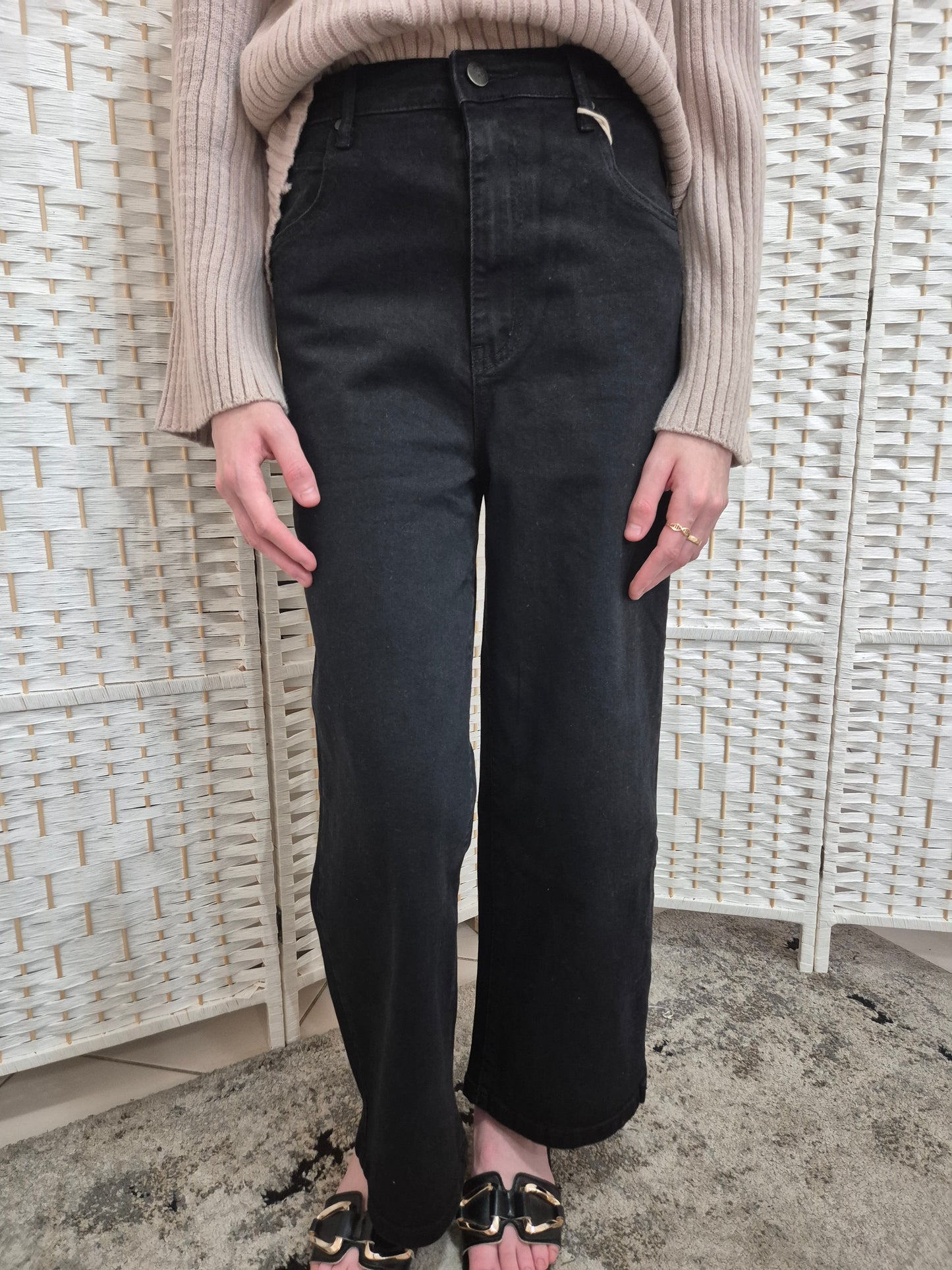 Boyfriend Jeans Black