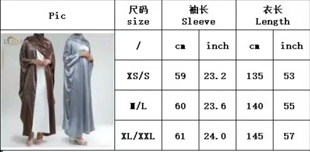Satin Kimonos
