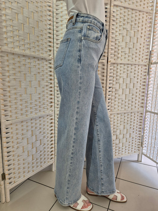 Boyfriend Jeans - L-Blue