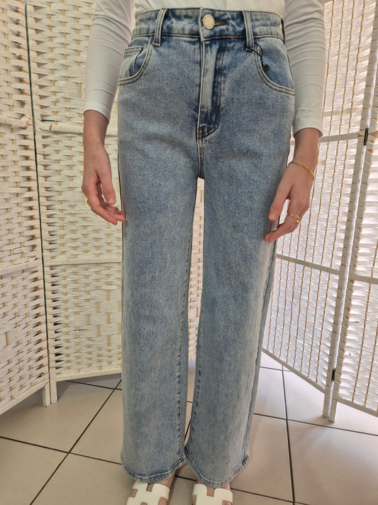 Boyfriend Jeans - L-Blue