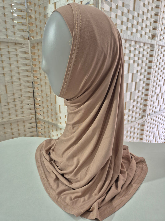 2 Piece Headscarf Beige