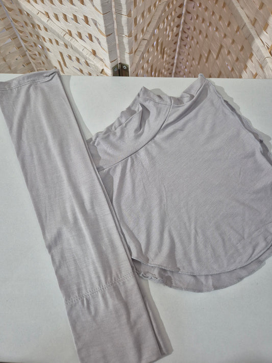 Neck Cover + Sleeves (SET) Grey