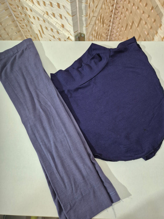 Neck Cover + Sleeves (SET) Navy