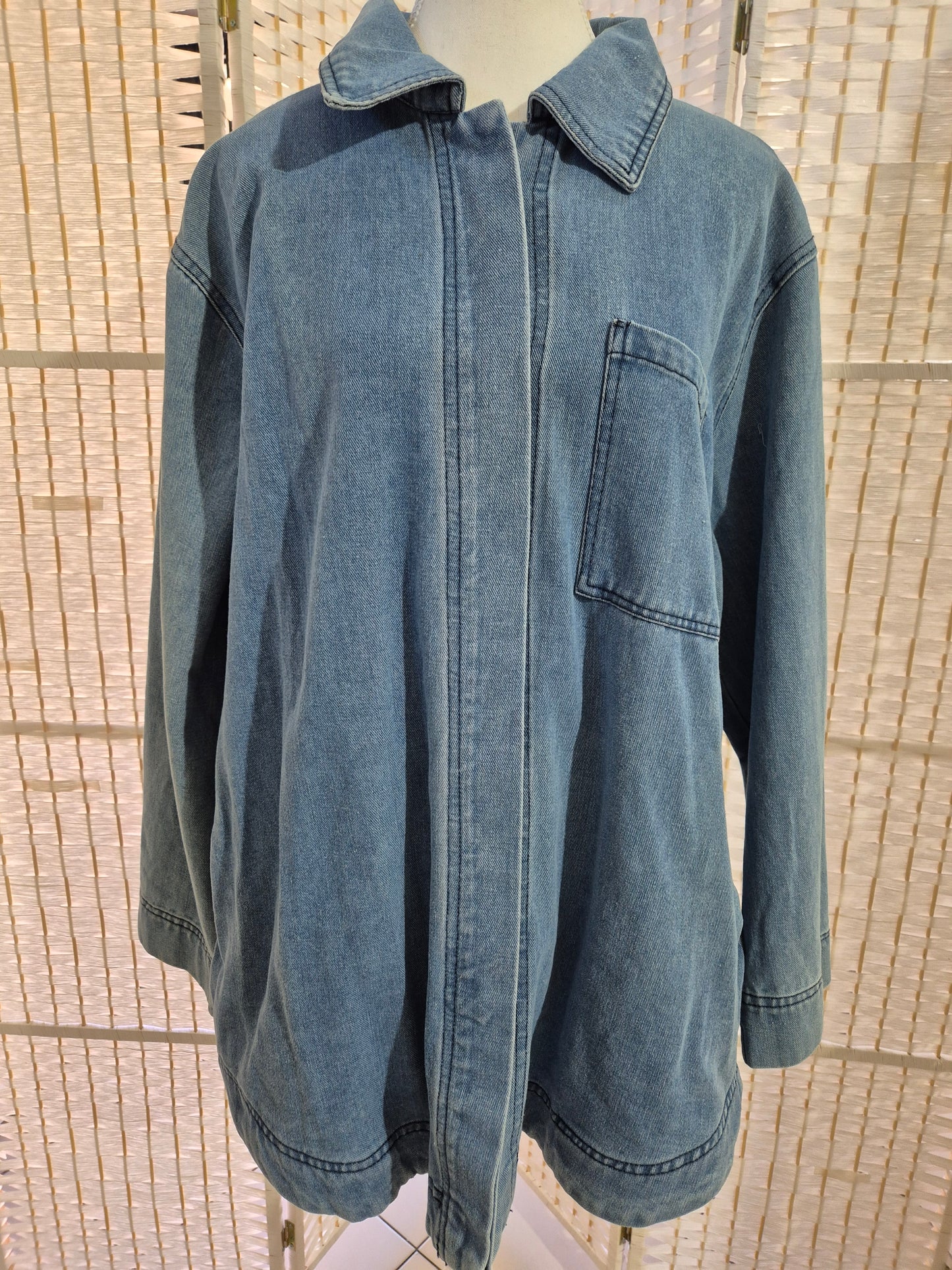 Casual Denim Top