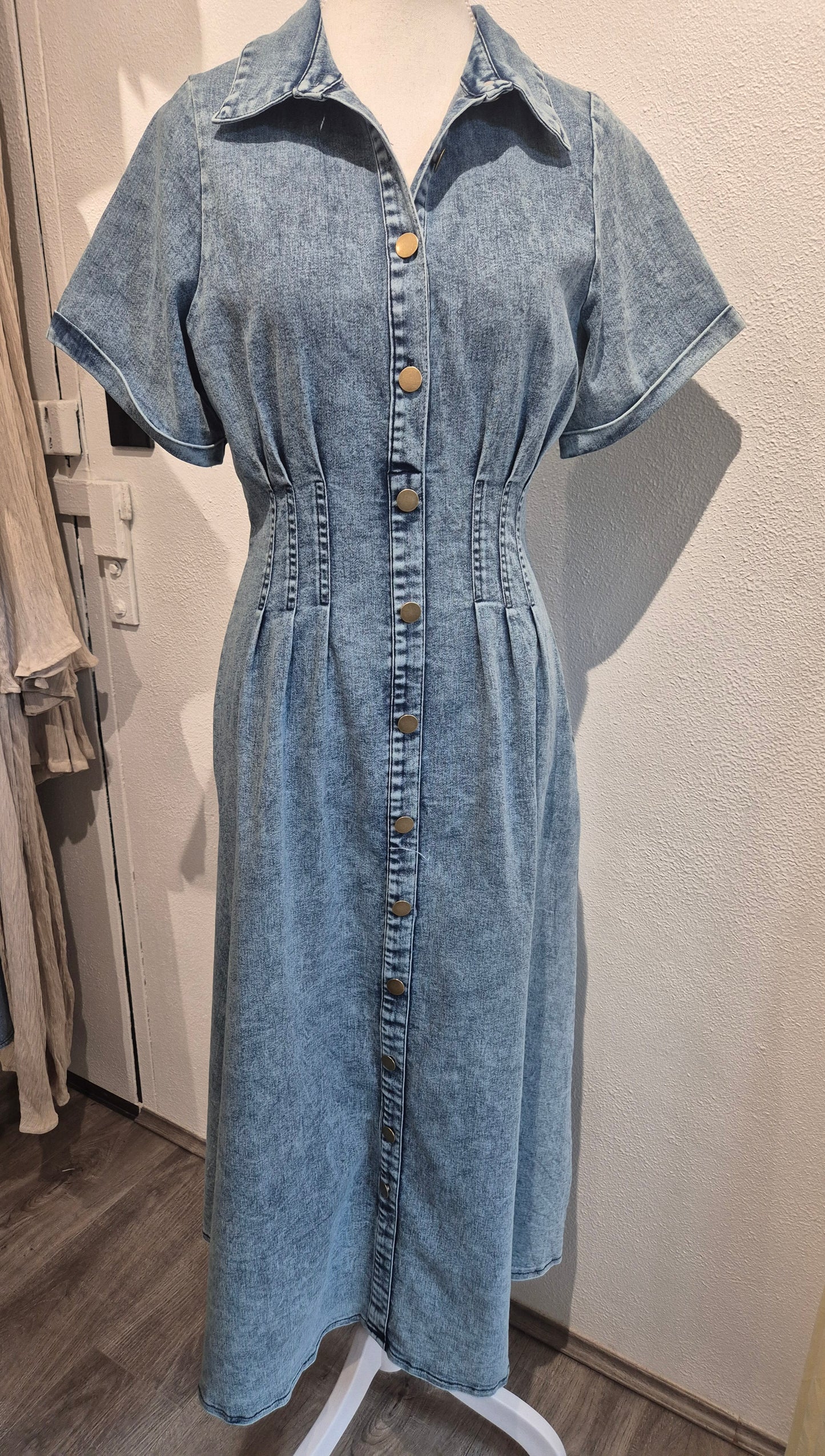 Denim Maxi Dress