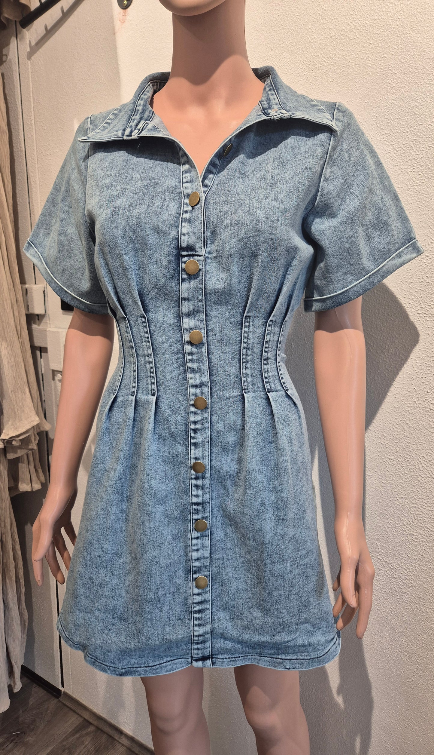 Denim Short Dress