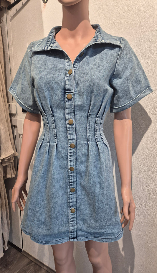 Denim Short Dress