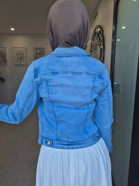 Cropped Denim Jacket