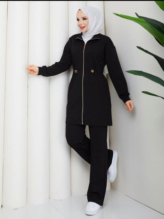 Turkish Co-ord Sets(Black)