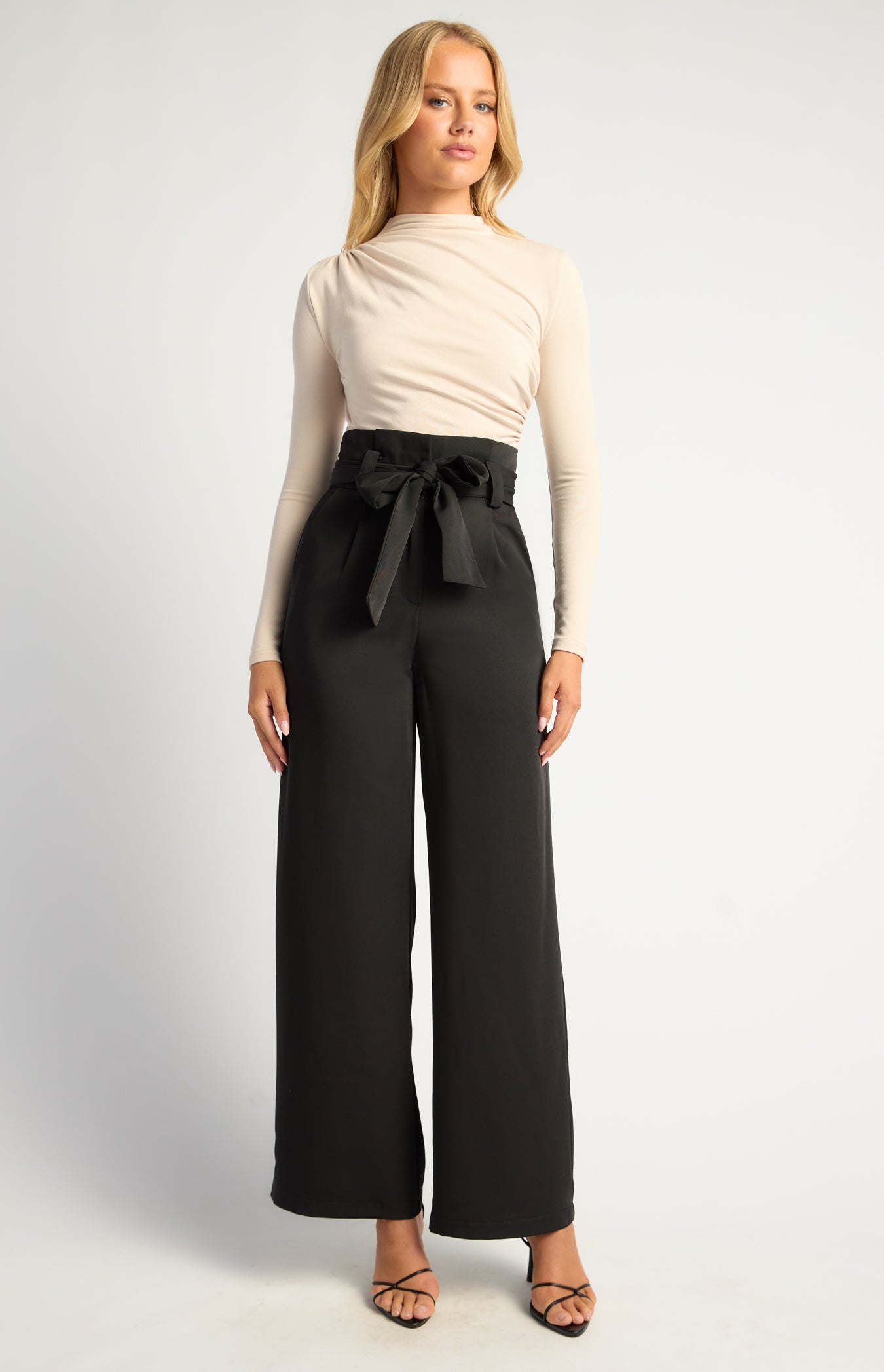 Paper Bag Dressy Pants